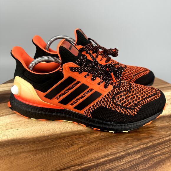 Adidas Fortnite Men\'s 9.5 Black/Orange Fishstick Retro Ultraboost JQ0715 NEW main image 8